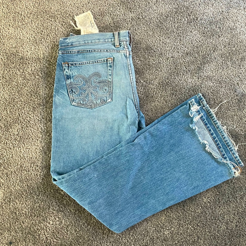 Lucky brand, worn, medium wash jeans size 14